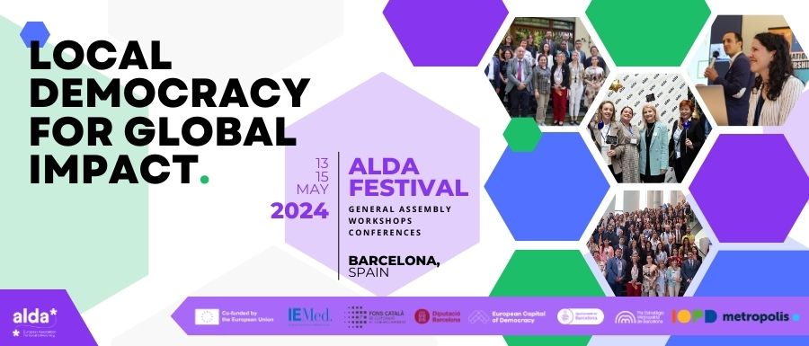 مهرجان الرابطة والجمعية العمومية ALDA 2024 - "الديمقراطية المحلية من أجل تأثير عالمي"